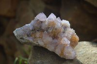 Natural Ametrine Spirit Quartz Clusters x 4 From Boekenhouthoek, South Africa - Toprock Gemstones and Minerals