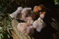 Natural Ametrine Spirit Quartz Clusters x 4 From Boekenhouthoek, South Africa - Toprock Gemstones and Minerals