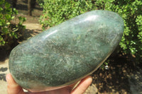 Polished Fuchsite Quartz Standing Free Form x 1 From Madagascar - Toprock Gemstones and Minerals