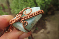 Hand Made Mixed Copper Wire Wrapped Pendants x 6 From South Africa - Toprock Gemstones and Minerals