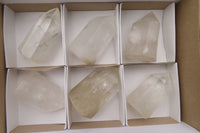 Polished Clear Quartz Points x 6 From Madagascar - Toprock Gemstones and Minerals