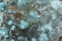 Natural Drusy Coated Chrysocolla Specimens x 2 From Congo - Toprock Gemstones and Minerals