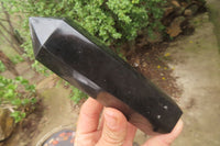 Polished Black Basalt Points x 6 From Antsirabe, Madagascar - Toprock Gemstones and Minerals