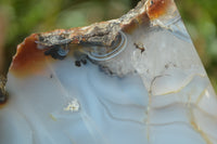 Polished Banded Agate Display Piece x 1 From Madagascar - Toprock Gemstones and Minerals