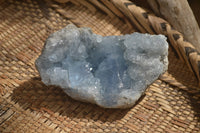 Natural Celestite Geode Specimens x 2 From Sakoany, Madagascar - Toprock Gemstones and Minerals
