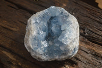 Natural Celestite Geode Specimens x 2 From Sakoany, Madagascar - Toprock Gemstones and Minerals