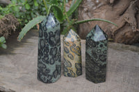 Polished Stromatolite Jasper Points x 3 From Madagascar - Toprock Gemstones and Minerals