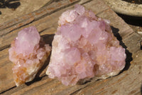 Natural Ametrine Spirit Quartz Clusters x 2 From Boekenhouthoek, South Africa - Toprock Gemstones and Minerals