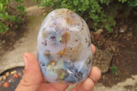 Polished Dendritic Agate Standing Free Forms x 6 From Madagascar - Toprock Gemstones and Minerals