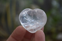 Polished Girasol Quartz Gemstone Hearts x 12 From Madagascar - Toprock Gemstones and Minerals
