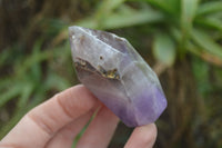 Polished Chevron Amethyst Points x 6 From Madagascar - Toprock Gemstones and Minerals