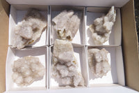 Natural Drusy Mountain Quartz Specimens x 6 From Alberts Mountain, Lesotho - Toprock Gemstones and Minerals