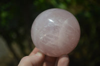 Polished Rose Quartz Spheres x 4 From Ambatondrazaka, Madagascar - Toprock Gemstones and Minerals