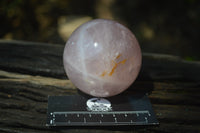 Polished Rose Quartz Spheres x 4 From Ambatondrazaka, Madagascar - Toprock Gemstones and Minerals