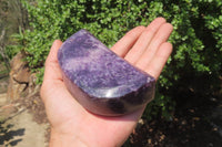 Polished Lepidolite Free Forms x 3 From Zimbabwe - Toprock Gemstones and Minerals