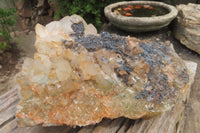 Natural Specular Hematite Coated Quartz Specimen x 1 From Messina Mine, South Africa - Toprock Gemstones and Minerals