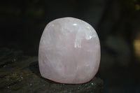 Polished Rose Quartz Standing Free Forms x 4 From Madagascar - Toprock Gemstones and Minerals
