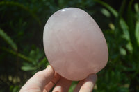 Polished Rose Quartz Standing Free Forms x 4 From Madagascar - Toprock Gemstones and Minerals