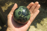 Polished Stromatolite Jasper Spheres x 4 From Katsepy, Madagascar - Toprock Gemstones and Minerals