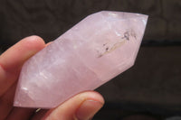 Polished Double Terminated Rose Quartz Points x 6 From Madagascar - Toprock Gemstones and Minerals