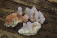 Natural Amethyst Spirit Quartz Clusters x 3 From Boekenhouthoek, South Africa - Toprock Gemstones and Minerals