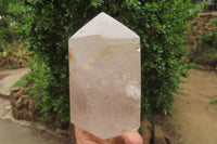 Polished Smokey Quartz Points x 2 From Madagascar - Toprock Gemstones and Minerals