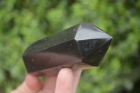 Polished Double Terminated Black Basalt Points x 12 From Madagascar - Toprock Gemstones and Minerals