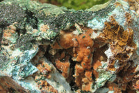 Natural Drusy Chrysocolla Dolomite Pseudomorph Specimen x 1 From Congo - Toprock Gemstones and Minerals