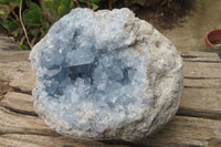 Natural Celestite Geode Specimen x 1 From Sakoany, Madagascar - Toprock Gemstones and Minerals