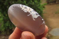 Polished Banded Agate Palm Stones x 15 From Madagascar - Toprock Gemstones and Minerals
