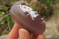 Polished Banded Agate Palm Stones x 15 From Madagascar - Toprock Gemstones and Minerals