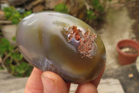 Polished Banded Agate Palm Stones x 15 From Madagascar - Toprock Gemstones and Minerals
