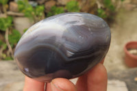 Polished Banded Agate Palm Stones x 15 From Madagascar - Toprock Gemstones and Minerals