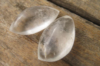 Polished Clear Quartz "Angel Tears" Pendant Pieces x 35 From Madagascar - Toprock Gemstones and Minerals