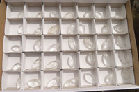 Polished Clear Quartz "Angel Tears" Pendant Pieces x 35 From Madagascar - Toprock Gemstones and Minerals