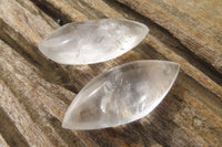 Polished Clear Quartz "Angel Tears" Pendant Pieces x 35 From Madagascar - Toprock Gemstones and Minerals
