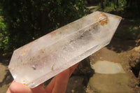 Polished Smokey Amethyst Quartz Points x 2 From Akansobe, Madagascar - Toprock Gemstones and Minerals