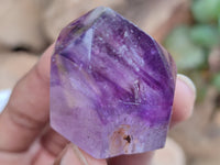 Polished Smokey Amethyst Window Quartz Points x 15 From Akansobe, Madagascar - Toprock Gemstones and Minerals