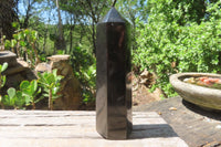 Polished Black Basalt Points x 6 From Antsirabe, Madagascar - Toprock Gemstones and Minerals