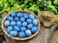 Polished Large Blue Marble Eggs - Sold Per Item - From China - Toprock Gemstones and Minerals
