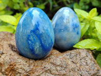 Polished Large Blue Marble Eggs - Sold Per Item - From China - Toprock Gemstones and Minerals