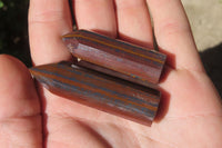Polished Tiger Iron Jasper Points x 20 From South Africa - Toprock Gemstones and Minerals