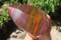 Polished Tiger Iron Jasper Points x 6 From South Africa - Toprock Gemstones and Minerals