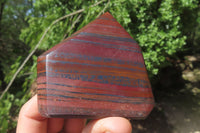 Polished Tiger Iron Jasper Points x 6 From South Africa - Toprock Gemstones and Minerals