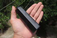 Polished Black Basalt Points x 6 From Antsirabe, Madagascar - Toprock Gemstones and Minerals