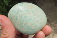 Polished Amazonite Standing Free Forms x 12 From Zimbabwe - Toprock Gemstones and Minerals