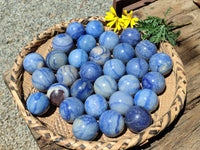 Polished Blue Marble Sphere-Balls - Sold Per Item - From China - Toprock Gemstones and Minerals