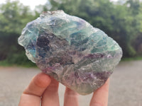 Natural Watermelon Fluorite Cobbed Specimens x 4 From Uis, Namibia - Toprock Gemstones and Minerals