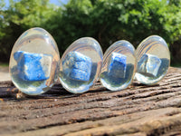 Polished Lapis Lazuli Specimen In Resin Egg - Sold Per Item - From Afghanistan - Toprock Gemstones and Minerals