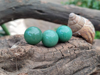 Polished Mini Aventurine Sphere-Balls  - Sold Per Item - From Zimbabwe - Toprock Gemstones and Minerals